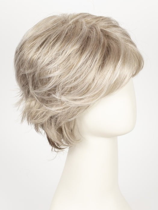 101F48T  | Soft White Front, Light Brown with 75% Grey Blend with Soft White Tips 