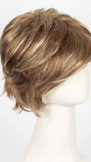 FS26/31 | Medium Red-Gold Brown and Light Gold Blonde Blend with Light Gold Blonde Bold Highlights