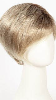 27T613S8 | Medium Natural Red-Gold Blonde and Pale Natural Gold Blonde Blend and Tipped, Shaded with Medium Brown