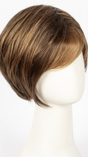 6F27 | CARAMEL RIBBON | Dark Brown with Light Red-Gold Blonde Highlights and Tips