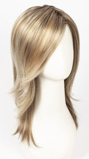 12FS8  | Light Gold Brown, Light Natural Gold Blonde and Pale Natural Gold-Blonde Blend, Shaded with Medium Brown