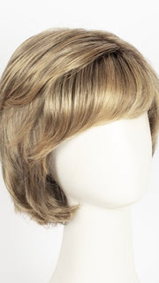 24BT18S8 - Shaded Mocha - Dk Ash Blonde/Honey Blonde Blend, Shaded w/ Med Brown