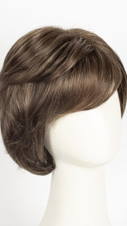 8RH14 - Hot Cocoa  - Med Brown  w/ 33% Med Ash Blonde Highlights