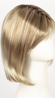 12FS8 | Light Gold Brown, Light Natural Gold Blonde and Pale Natural Gold-Blonde Blend, Shaded with Medium Brown