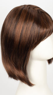 131T4S4 | Dark Brown and Medium Red Blend with Medium Red Tips, Shaded with Dark Brown