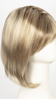 12FS12 MALIBU BLONDE | Light Gold Brown, Light Natural Gold Blonde, and Pale Natural Gold-Blonde Blend, Shaded with Light Gold Brown