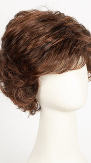 131T4S4 | Dark Brown and Medium Red Blend with Medium Red Tips, Shaded with Dark Brown