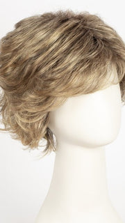 24BT18S8 | Medium Natural Ash Blonde and Light Natural Gold Blonde Blend, Shaded with Medium Brown