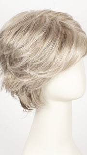 101F48T | Soft White Front, Light Brown with 75% Grey Blend with Soft White Tips