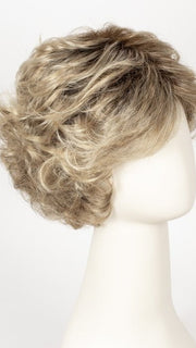 12FS12 MALIBU BLONDE | Light Gold Brown, Light Natural Gold Blonde, and Pale Natural Gold-Blonde Blend, Shaded with Light Gold Brown