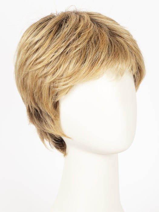 Color SS25 = GINGER BLONDE: A Golden Blonde with subtle highlights and Medium Brown roots