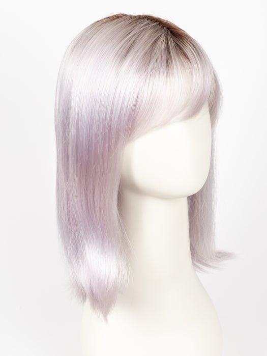 LAVENDER-BLUSH-R | Light Brown gradually blends into a Light Lavender throughout with Dark Roots
