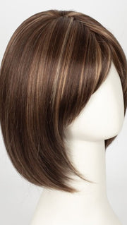 Auburn-Sugar-R | Rooted Dark with a Medium Auburn base with a Dark Strawberry Blonde highlight