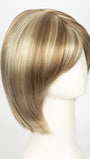 Color Creamy-Toffee = Dark with Light Platinum Blonde and Light Honey Blonde Highlights