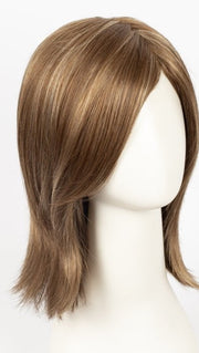 MAPLE-SUGAR | Light Honey Brown base with Strawberry Blonde highlights