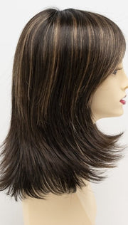 AMARETTO CREAM | Dark Brown roots with overall Medium Brown base with Honey Blonde highlights