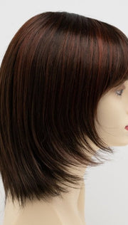 CHOCOLATE CHERRY | Dark Brown roots with overall Medium Brown base with Deep Red highlights