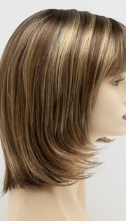 GOLDEN NUTMEG | Medium Brown roots with overall Warm Cinnamon base and Golden Blonde hightlights
