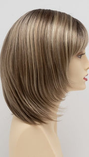 SPARKLING CHAMPAGNE | Medium Brown roots with overall Strawberry Blonde base and soft Golden Blonde highlights