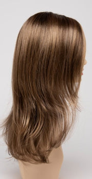 TOASTED SESAME |  Medium Brown roots with overall Warm Cinnamon base and Golden Blonde hightlights