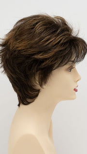 CHOCOLATE CARAMEL | Medium Brown with Soft Red and Blonde highlights