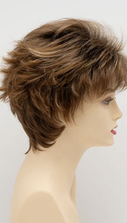 CREAMED COFFEE | Medium Brown roots and base with Cinnamon and Golden Blonde highlights
