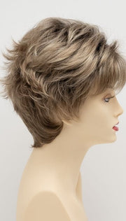 SPARKLING CHAMPAGNE | Medium Brown roots with overall Strawberry Blonde base and soft Golden Blonde highlights