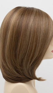 GOLDEN NUTMEG | Medium Brown roots with overall Warm Cinnamon base and Golden Blonde hightlights