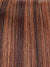 FS4/33/30A Midnight Cocoa | Dark Brown, Medium Red, Medium Natural Red Blonde/Brown Blend with Medium Natural Red Blonde/Brown Blend Bold Highlights