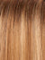 12FS8 SHADED PRALINE Medium Natural Gold Blonde, Light Gold Blonde, Pale Natural Blonde Blend, Shaded with Dark Brown