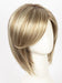 Color Creamy-Toffee R = Rooted Dark with Light Platinum Blonde and Light Honey Blonde 50/50 blend