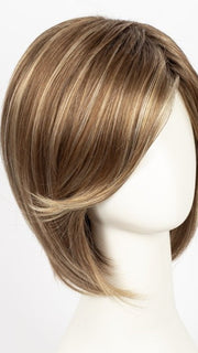MAPLE SUGAR R | Rooted Dark with Light Honey Brown base with Strawberry Blonde highlights