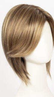 Mochaccino = Rooted Dark with Light Brown base with Strawberry Blonde highlights