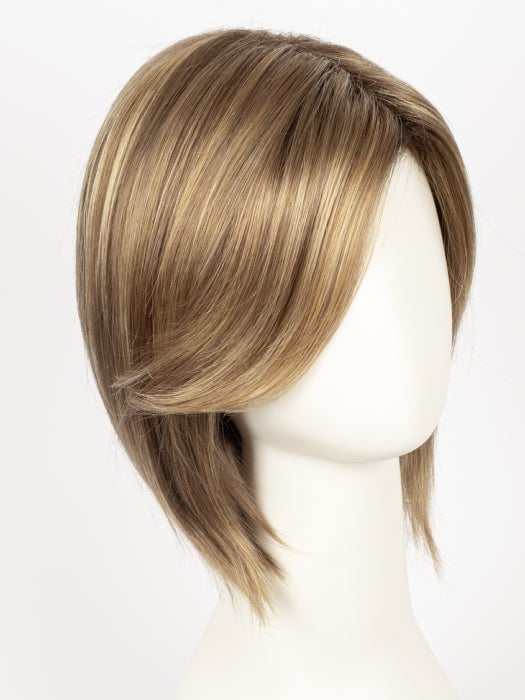 Mochaccino = Rooted Dark with Light Brown base with Strawberry Blonde highlights