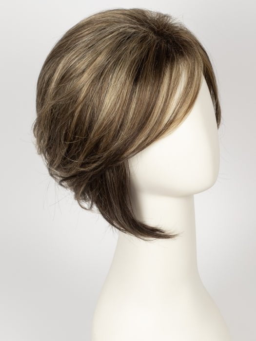 CHOC FROST R | Rooted Dark with a Dark Brown Base with Honey Blonde and Platinum highlights
