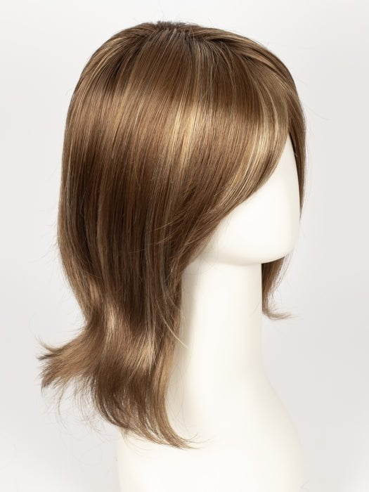 MAPLE SUGAR R | Rooted Dark with Light Honey Brown base with Strawberry Blonde highlights