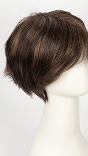 Color Coffee-R = Dark Brown with Dark Brown & Honey Brown 50/50 blend highlights