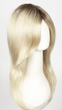 CHAMPAGNE-R | Rooted Dark Blonde with Platinum Blonde Blended Base