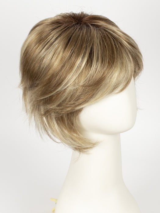CREAMY TOFFEE R | Rooted Dark Blonde  Evenly Blended with Light Platinum Blonde and Light Honey Blonde
