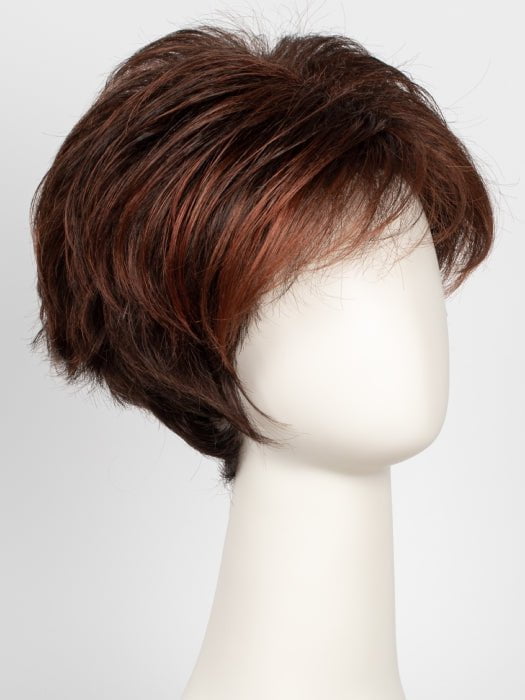 PAPRIKA-ROOTED | Light Auburn blended with Dark Auburn with Dark Brown roots
