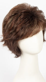 RAZBERRY ICE R | Rooted Dark Medium Auburn base with Copper and Strawberry Blonde highlights