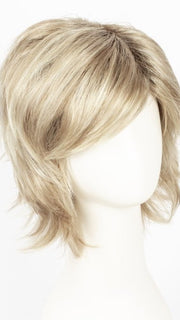 MOCHA H | Rooted Dark with Medium Ash Blonde with Platinum Blonde highlight