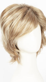 NUTMEG F | Rooted Dark with Honey Brown base with Platinum Blonde highlight