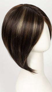 Color Chocolate-Swirl=Dark Brown Base with Light Auburn and Honey Blonde 50/50 highlight