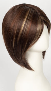 RAZBERRY ICE R | Rooted Dark Medium Auburn base with Copper and Strawberry Blonde highlights