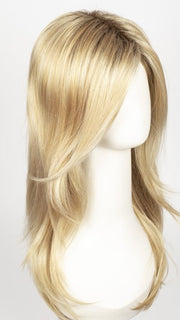 SANDALWOOD H | Rooted Dark with Dark Gold Blonde with Platinum Blonde highlights