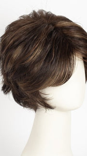 COFFEE-LATTE | Dark Brown with evenly blended Honey Brown highlights