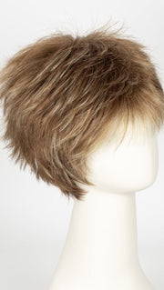 Color Maple Sugar R = Rooted Dark with Light Honey Brown base with Strawberry Blonde highlights