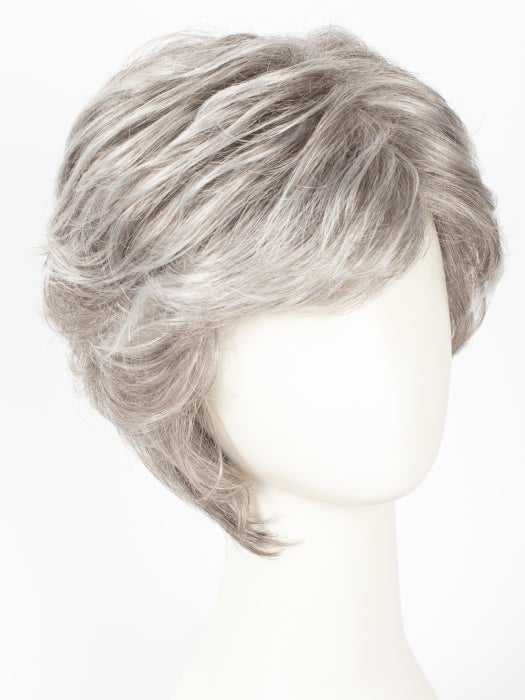 R51LF60 | Off Black w/75% Grey Lightening to Gold Blonde Mix in Front