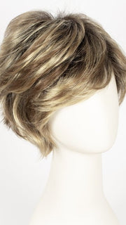 RH12/26RT4 | Light Brown w/Fine Golden Blonde Highlights And Dark Roots
